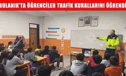 Bulanık’ta öğrencilere trafik eğitimi verildi