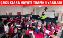 Korkut’ta öğrencilere jandarmadan trafik eğitimi
