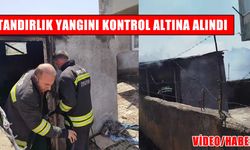 Muş’ta tandırlıkta çıkan yangın korkuttu