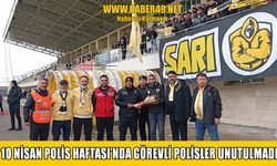 Sarı Maraton taraftar grubundan polislere anlamlı jest