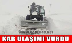 Baharın ortasında kar kilidi: 55 köy yolu kapalı