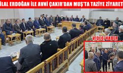 Bilal Erdoğan ve Vali Avni Çakır Muş’ta taziyeye katıldı