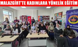 Malazgirt’te jandarma ekipleri kadınlara haklarını anlattı