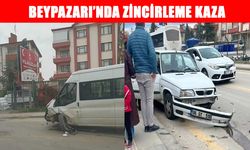 Beypazarı’nda zincirleme kaza: 3 yaralı