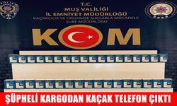 Muş’ta kaçak cep telefonu operasyonu
