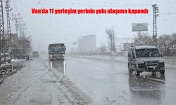 Van’da yüksek kesimlerde kar yağışı hayatı durma noktasına getirdi