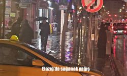 Elazığ’da Sağanak Yağış Etkili Oldu