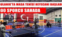 Bulanık’ta masa tenisi turnuvası heyecanı başladı