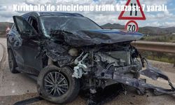 Kırıkkale’de üç aracın karıştığı zincirleme kazada 7 kişi yaralandı