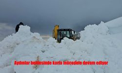 Aydınlar’da Karla Mücadele Aralıksız Sürüyor