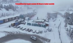 Palandöken'de kayak sezonu uzatıldı