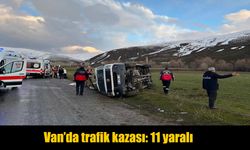 Van'da minibüs kazası: Çok sayıda yaralı var