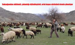 Erzurum’da Dijital Çobanlık: Koyun Sürüsünü Drone ile Gütmeye Başladı