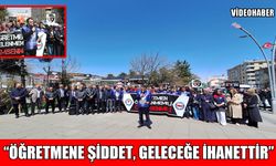 Muş’ta eğitimciler iş bıraktı: "Öğretmene şiddet, geleceğe ihanettir!"