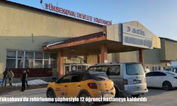 Yüksekova'da ilkokulda zehirlenme şüphesi: 12 öğrenci hastaneye kaldırıldı