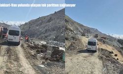 Hakkari-Van yolunda ulaşım tek şeritten sağlanıyor