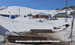 Nisanda Kara Gömülen Mahalle Baharı Bekliyor