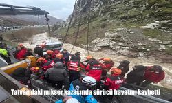 Vinçle Çıkarılan Mikserde Sürücünün Cansız Bedeni Bulundu