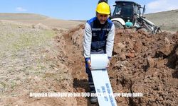 Arguvan Gümüşlü’ye 1500 metrelik içme suyu hattı yenilendi