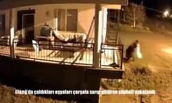 Elazığ’da çaldıkları eşyaları çarşafa sarıp götürdüler