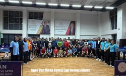 Van’da masa tenisi liginde heyecan sürüyor