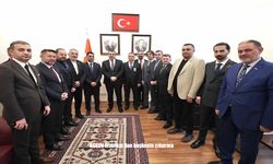 Erzurumlu iş insanlarından Ankara’da önemli temaslar