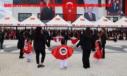 Iğdır’da 23 Nisan coşkusu: Özel bireylerden duygulandıran gösteri