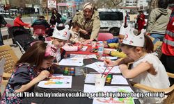 Kızılay’dan Tunceli’de 23 Nisan’a özel bağış ve çocuk şenliği