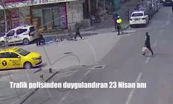 Erzincan’da 23 Nisan’da yürek ısıtan davranış: Çocuğun uçan balonunu yakaladı