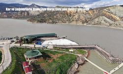 Kar ve yağmurlarla Uzunçayır Baraj Gölü'nün debisi yükseldi