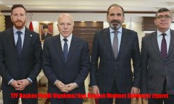 TFF Başkan Vekili Otyakmaz'dan Başkan Mehmet Sekmen'e ziyaret