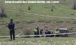 Çorum’da traktör devrildi: 1 ölü, 3 yaralı