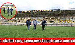 Kılıç’tan Gebzespor maçı öncesi Muş Şehir Stadyumu’nda inceleme