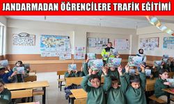 Muş’ta minik öğrencilere jandarmadan trafik eğitimi
