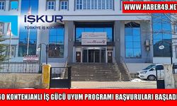 Muş’ta 60 kişilik İUP başvuruları başladı