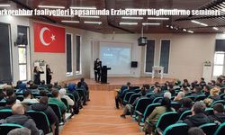 Narkorehber faaliyetleri kapsamında Erzincan’da bilgilendirme semineri