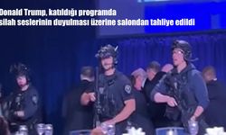 Donald Trump‘ın katıldığı programda silah sesleri duyuldu: Salon tahliye edildi