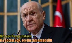 MHP Lideri Bahçeli’den net mesaj: “Ara seçim yok”