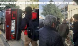 Diyarbakır’da drift atan sürücü öğrencilere çarptı: 1’i ağır 2 yaralı