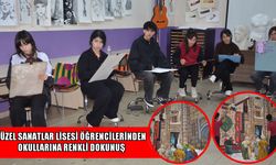 Muş’ta öğrenciler okul duvarlarını sanat eserine dönüştürüyor