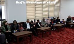 Elazığ'da 'Ailemle Okuyorum' etkinliği