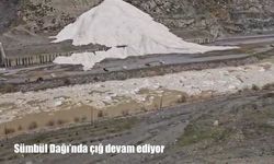 Hakkari’deki Sümbül Dağı’nda çığ devam ediyor