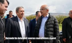 Darende’de dolu afeti sonrası mahallelere ziyaret