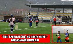 Muş’ta kriket rüzgarı: 7 ilden 350 sporcu sahaya indi