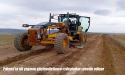 Patnos’ta köy yolları güçleniyor: Tanyeli yolunda çalışma tamamlandı