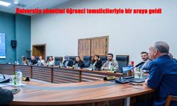 Erzincan Binali Yıldırım Üniversitesi’nde Öğrenci Temsilcileriyle Buluşma