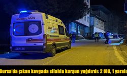 Bursa'da silahlı kavga: 2 ölü, 1 yaralı