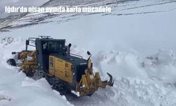 Iğdır’da nisan karı: Kapanan köy yolları tek tek açılıyor