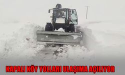 Muş’ta nisan karı: 38 köy yolu ulaşıma açıldı