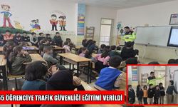 Muş’ta jandarmadan minik öğrencilere trafik güvenliği eğitimi